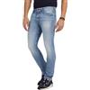 GUESS Jeans slim fit da uomo a vita medio alta tinta unita blu, Tropicana, 33