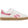 Reebok Sneaker Unisex per Bambini Smash Edge Elastic & Top Strap, Chalk Passionpink Sgum1, 33 EU