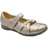 Primtex Scarpe Comfort da donna, taglia 41-44, stile Ballerine, comode ortopediche, suola in pelle, bronzo, 43 EU