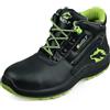 BWOLF Scarpe Antinfortunistiche Uomo Donna S3 Scarpe da Lavoro Uomo S3 Antiscivolo con Tecnologia Grip 4x4, Nero Verde, 39 EU