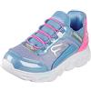 Skechers Flex Glide, Scarpe da Ginnastica Bambine e ragazze, Blue Pink Synthetic Mulit Trim, 30 EU