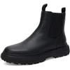 Geox Stivaletto Donna D Lamidie + Grip ABX, Nero, 2 UK