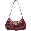 Ausing Borsa a Tracolla Y2K Vintage Borsa Quotidiana Elegante per Donna | Materiale PU, Stile Vintage Y2K, Borsa a Mano Perfetta per Festa, Appuntamento, Quotidiano