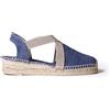 Toni Pons Verdi-V - Espadrillas vegane con Zeppa da Donna realizzate in Tessuto di Cotone.