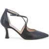 Melluso Décolleté Tacco a Spillo in Pelle Nera Collezione Estiva 39 / Nero