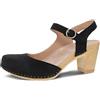 Dansko Taytum Sandalo asimmetrico a punta chiusa da donna, pelle di qualit trattata con Scotchgard per resistenza alle macchie, plantare imbottito e sagomato per un comfort tutto il giorno, nero,