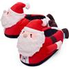 Coddies Pantofole a forma di Babbo Natale, regalo segreto di Babbo Natale, pantofole divertenti per uomini, donne e bambini, pantofole di Babbo Natale per le vacanze | 3 taglie: S, M, L | regalo