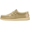 HEYDUDE Moccassino con lacci Wally Braided, Grigio Oliva Tan Boulder, 40 EU
