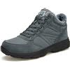 TORISKY Uomo Donna Stivali Invernali Outdoor Caldo Cotone Scarpe Piatto Caviglia Stivaletti Neve 36-46EU（6919-Grey44）