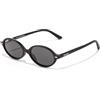 D.Franklin Occhiali da sole - Unisex - Con lenti protettive UV - Modello ultra light ellipse - Rotondi - Per uomo e donna - Sunglasses