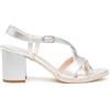 Nero Giardini E615753D Sandali Donna in Pelle - Argento 36 EU