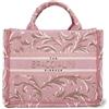 Braccialini Borsa a Mano Donna Linea Queen firmata Tessuto con Pochette