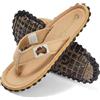 Gumbies Islander - Infradito unisex con punta in cotone super morbido e suola in gomma riciclata resistente, comfort garantito, Sabbia classica, 39 2/3 EU