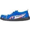 HEYDUDE Hey Dude Scarpe da uomo, mocassini slip-on da uomo, comodi e leggeri, Blu elettrico/Nero, 48 EU