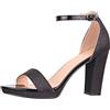 Elara Pumps da Donna Tacchi Alti Brillantini Chunkyrayan OK-29 Black-38