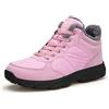 TORISKY Uomo Donna Stivali Invernali Outdoor Caldo Cotone Scarpe Piatto Caviglia Stivaletti Neve 36-46EU（6919-Pink39）