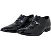 Smokies Uomini Scarpa da Sposa George Sintetico Scarpa Elegante Classica in Vernice