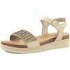 inblu Sandali Donna Con Cinturino Regolabile, Perline E Brillantini, Plantare In Pelle SandaliDonna