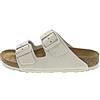 Birkenstock 1024516 Arizona SFB antique white, Suede Leather PIANELLE Uomo, White EU 36