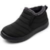 scecocrs Doposci Invernali Da Donna, Stivaletti Antiscivolo Foderati in Pelliccia, Stivaletti Impermeabili Slip-on per il Calore