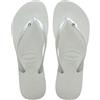 Havaianas HAV.Slim Crystal Sw II - Sandali da donna, Bianco, 35/36 EU