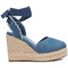 XTI Sandali 142760 Bianco - Altezza Zeppa 9 cm