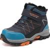 TARELO SINCE 1986 TARELO Stivali Neve Bambini Invernali Caldi Ragazzi Rampone Scarpe 32-39EU | Artigli da ghiaccio Ritraibili Antiscivolo, Fodera Termica, Lacci Elastici & Velcro per Escursionismo