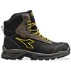 UTILITY DIADORA Sport Diatex High S3 WR Ci SRC, Stivali Uomo, Nero/Grigio/Acciaio, 43 EU