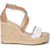 Nero Giardini E307642D Sandali Donna in Pelle - Bianco 40 EU