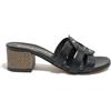 Borbonese Sandalo Donna TC 50 Black/OP Natural DS25BO01 91040016 39
