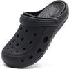 Procity Zoccoli | Sabots Unisex per Donne e Uomini | Clogs da Giardino Traspiranti | Scarpe da Giardino | Pantofole Leggere | Sandali da Spiaggia Nero 38