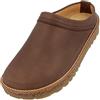HAFLINGER Travel-Cassic Elegante Zoccolo in Pelle con Suola in Gomma e Plantare in Sughero e Lattice, 44 EU