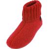 HAFLINGER Everest Karlo, Pantofole a Stivaletto Unisex-Adulto, Rosso (Rubin 11), 42 EU