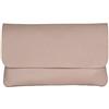 AMBRA Moda GLX11 - Borsa a tracolla da donna, in vera pelle, con tracolla rimovibile e regolabile, adatta per cellulari e tablet fino a 7 pollici, (rosa nudo)
