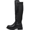 IF Fashion Stivali Scarpe da Donna Tessuto Stretch Polpaccio Elasticizzato G663