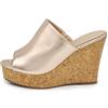 IF FASHION Sandali Zatteroni Ciabatte Zeppa Zeppe Alte Da Donna Estiva 2801
