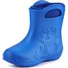 Ladeheid Stivaletti Pioggia Bambino in EVA Termici, Invernali Stivali Pioggia Bambina con Calzino Interno e Motivo a Rana, Scarpe Bambino per Passeggiate LA-CA-03 (Blu Blu Navy, 34/35)