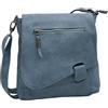 BAG STREET INTERNATIONAL BAG STREET - Borsa da donna con chiusura a magnete e zip, borsa a tracolla