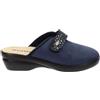 VALLEVERDE 25233 pianelle Pantofole Donna Blu con Strappo