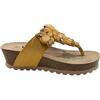 Melluso Walk 018179, Ciabatte a Infradito Moda da Donna con Fascia Regolabile a Strappo ed Applicazioni di Pietre Gioiello (Giallo, Sistema Taglie Calzature EU, Adulto, Numero, Media, 38)