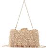 LHHMZ Pochette Donna Elegance Tassel Borsa a Tracolla Elegante per la Festa di Nozze e San Valentino