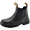 Safetoe Scarpe Antinfortunistica Uomo Alte - 8025 S3 Slip-on da Lavoro Facile Indossare Stivali Pianta Larga Pelle Invernali Leggere