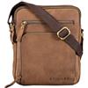 STILORD "Darius" Borsa a Tracolla Piccola Vintage da Uomo in Vera Pelle Borsello Messenger per Tablet 10,1 Pollici Vintage Crossbody Bag Cuoio Autentico Colore:nero