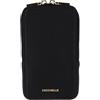 Coccinelle Pelle borsa per cellulare Flor Hi-Tech Phone Bag Noir nero