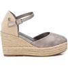 REFRESH - Sandali con zeppa Donna Piombo - Scarpe comode e versatili - Moda casual - Modello 17278202 (Misurare 39)