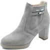 Nero Giardini E615081D Velour Creta Tronchetti Eleganti per Donna in Nabuk con Tacco Alto e Lampo (Taglia 37)