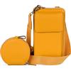 styleBREAKER Set di borse da donna 2 pezzi con tasca per cellulare e protezione RFID, borsa a tracolla, borsa per cellulare 02012385, colore:Curry