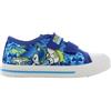 E plus M Sonic The Hedgehog - Scarpe da ginnastica per bambini, leggere, con chiusura in , ideali per la scuola, il tempo libero, taglia 25-32, Azzurro, 32 EU