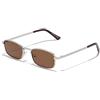 D.Franklin Occhiali da sole - Unisex - Con lenti protettive UV - Modello capri - Ovali - Per uomo e donna - Sunglasses