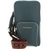 Coccinelle Pelle borsa per cellulare Pixie Hi-Tech Phone Bag Kale Green verde bosco